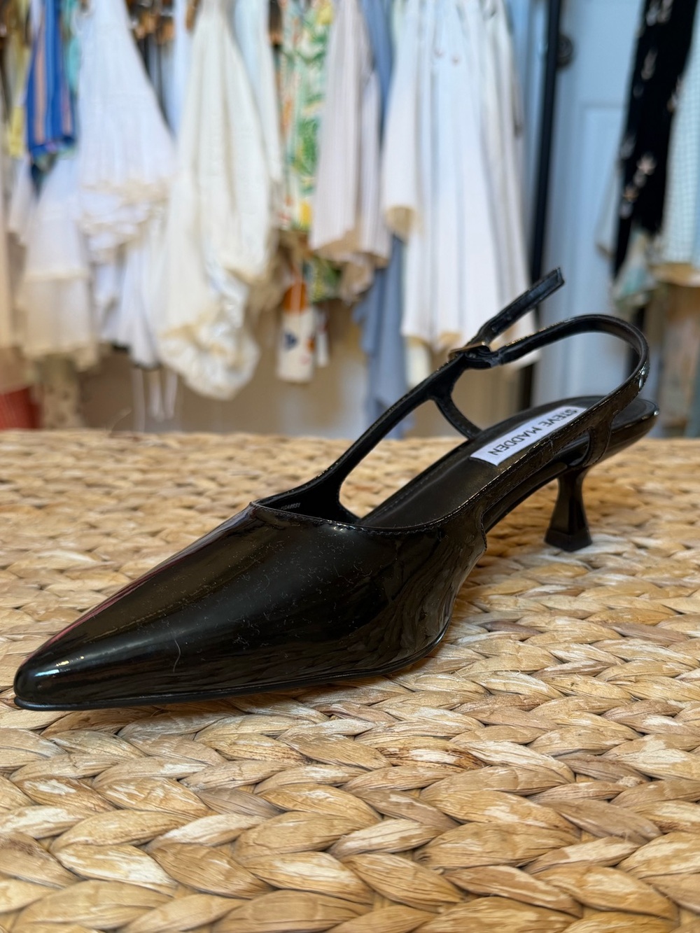 Legaci Black Patent Leather Heels |STEVE MADDEN - Picture 2 of 3